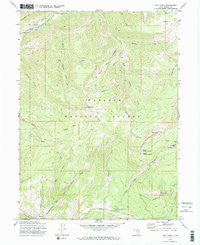 Hoyt Peak Utah Historical topographic map, 1:24000 scale, 7.5 X 7.5 Minute, Year 1972