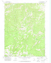 Hoyt Peak Utah Historical topographic map, 1:24000 scale, 7.5 X 7.5 Minute, Year 1972