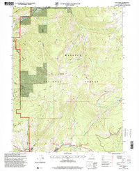 Hoyt Peak Utah Historical topographic map, 1:24000 scale, 7.5 X 7.5 Minute, Year 1998