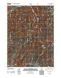 Hoyt Peak Utah Historical topographic map, 1:24000 scale, 7.5 X 7.5 Minute, Year 2011
