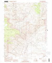 Hunt Draw Utah Historical topographic map, 1:24000 scale, 7.5 X 7.5 Minute, Year 1988