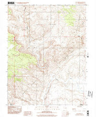 Hunt Draw Utah Historical topographic map, 1:24000 scale, 7.5 X 7.5 Minute, Year 1996