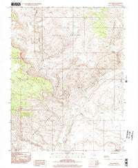 Hunt Draw Utah Historical topographic map, 1:24000 scale, 7.5 X 7.5 Minute, Year 1996