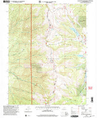 Huntington Reservoir Utah Historical topographic map, 1:24000 scale, 7.5 X 7.5 Minute, Year 2001