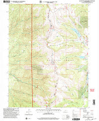 Huntington Reservoir Utah Historical topographic map, 1:24000 scale, 7.5 X 7.5 Minute, Year 2001