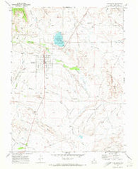 Huntington Utah Historical topographic map, 1:24000 scale, 7.5 X 7.5 Minute, Year 1969