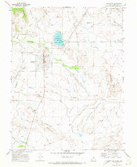 Huntington Utah Historical topographic map, 1:24000 scale, 7.5 X 7.5 Minute, Year 1969