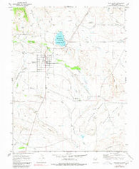 Huntington Utah Historical topographic map, 1:24000 scale, 7.5 X 7.5 Minute, Year 1969
