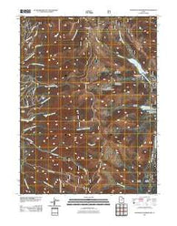 Huntington Reservoir Utah Historical topographic map, 1:24000 scale, 7.5 X 7.5 Minute, Year 2011