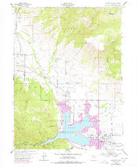 Huntsville Utah Historical topographic map, 1:24000 scale, 7.5 X 7.5 Minute, Year 1955