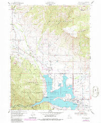 Huntsville Utah Historical topographic map, 1:24000 scale, 7.5 X 7.5 Minute, Year 1955