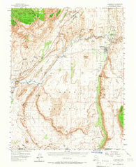 Hurricane Utah Historical topographic map, 1:62500 scale, 15 X 15 Minute, Year 1954