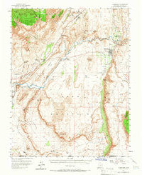 Hurricane Utah Historical topographic map, 1:62500 scale, 15 X 15 Minute, Year 1954
