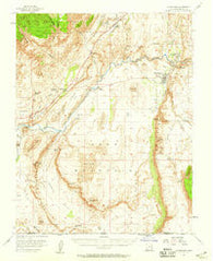 Hurricane Utah Historical topographic map, 1:62500 scale, 15 X 15 Minute, Year 1954