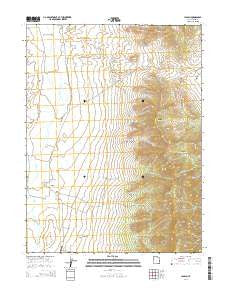 Ibapah Utah Current topographic map, 1:24000 scale, 7.5 X 7.5 Minute, Year 2014