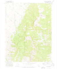 Ibapah Peak Utah Historical topographic map, 1:24000 scale, 7.5 X 7.5 Minute, Year 1972