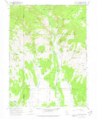 Ice Cave Peak Utah Historical topographic map, 1:24000 scale, 7.5 X 7.5 Minute, Year 1965