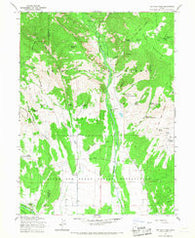 Ice Cave Peak Utah Historical topographic map, 1:24000 scale, 7.5 X 7.5 Minute, Year 1965