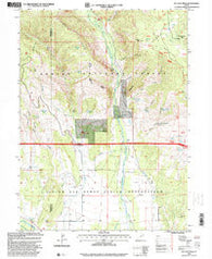 Ice Cave Peak Utah Historical topographic map, 1:24000 scale, 7.5 X 7.5 Minute, Year 1996
