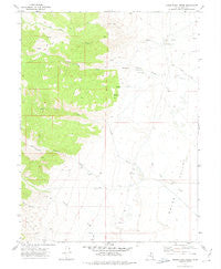 Indian Farm Creek Utah Historical topographic map, 1:24000 scale, 7.5 X 7.5 Minute, Year 1972