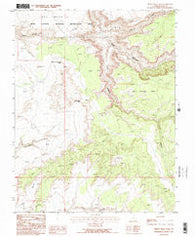 Indian Head Pass Utah Historical topographic map, 1:24000 scale, 7.5 X 7.5 Minute, Year 1987