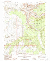 Indian Head Pass Utah Historical topographic map, 1:24000 scale, 7.5 X 7.5 Minute, Year 1987