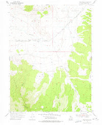 Indian Peaks Utah Historical topographic map, 1:24000 scale, 7.5 X 7.5 Minute, Year 1955