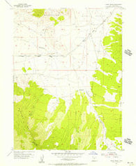 Indian Peaks Utah Historical topographic map, 1:24000 scale, 7.5 X 7.5 Minute, Year 1955
