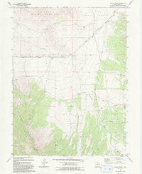 Indian Peaks Utah Historical topographic map, 1:24000 scale, 7.5 X 7.5 Minute, Year 1993