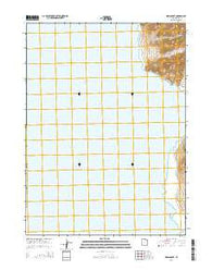 Indian Cove Utah Current topographic map, 1:24000 scale, 7.5 X 7.5 Minute, Year 2014
