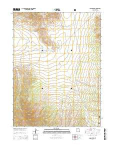 Indian Peaks Utah Current topographic map, 1:24000 scale, 7.5 X 7.5 Minute, Year 2014