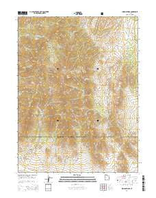 Indian Springs Utah Current topographic map, 1:24000 scale, 7.5 X 7.5 Minute, Year 2014