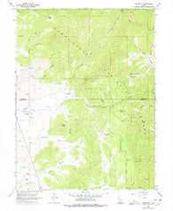 Indianola Utah Historical topographic map, 1:24000 scale, 7.5 X 7.5 Minute, Year 1967