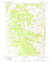 Ingham Canyon Utah Historical topographic map, 1:24000 scale, 7.5 X 7.5 Minute, Year 1971