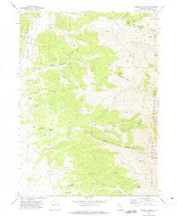 Ingham Canyon Utah Historical topographic map, 1:24000 scale, 7.5 X 7.5 Minute, Year 1971