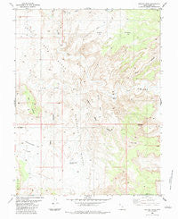 Ireland Mesa Utah Historical topographic map, 1:24000 scale, 7.5 X 7.5 Minute, Year 1983