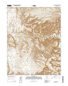 Ireland Mesa Utah Current topographic map, 1:24000 scale, 7.5 X 7.5 Minute, Year 2014