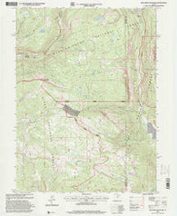 Iron Mine Mountain Utah Historical topographic map, 1:24000 scale, 7.5 X 7.5 Minute, Year 1996
