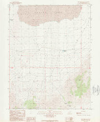 Iron Mine Pass Utah Historical topographic map, 1:24000 scale, 7.5 X 7.5 Minute, Year 1989