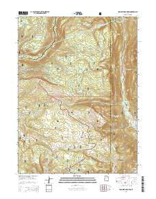 Iron Mine Mountain Utah Current topographic map, 1:24000 scale, 7.5 X 7.5 Minute, Year 2014