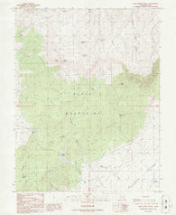 Jack Henry Knoll Utah Historical topographic map, 1:24000 scale, 7.5 X 7.5 Minute, Year 1986