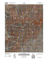 Jack Henry Knoll Utah Historical topographic map, 1:24000 scale, 7.5 X 7.5 Minute, Year 2010