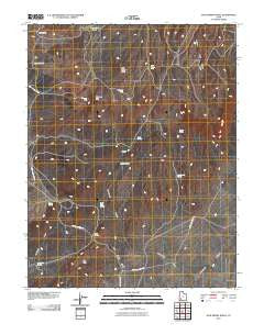 Jack Henry Knoll Utah Historical topographic map, 1:24000 scale, 7.5 X 7.5 Minute, Year 2010