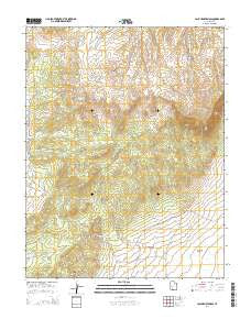 Jack Henry Knoll Utah Current topographic map, 1:24000 scale, 7.5 X 7.5 Minute, Year 2014
