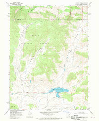 Jackson Draw Utah Historical topographic map, 1:24000 scale, 7.5 X 7.5 Minute, Year 1967