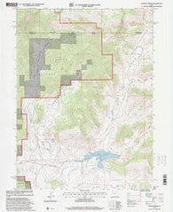 Jackson Draw Utah Historical topographic map, 1:24000 scale, 7.5 X 7.5 Minute, Year 1996