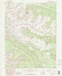 Jacobs Chair Utah Historical topographic map, 1:24000 scale, 7.5 X 7.5 Minute, Year 1987