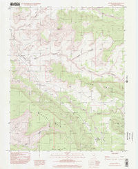 Jacobs Chair Utah Historical topographic map, 1:24000 scale, 7.5 X 7.5 Minute, Year 1996