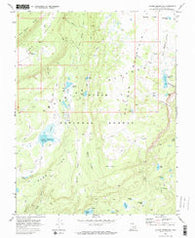 Jacobs Reservoir Utah Historical topographic map, 1:24000 scale, 7.5 X 7.5 Minute, Year 1969