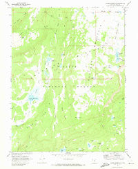 Jacobs Reservoir Utah Historical topographic map, 1:24000 scale, 7.5 X 7.5 Minute, Year 1969